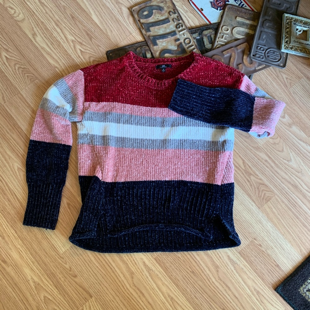 My Michele sweater multicolor fuzzy soft like new